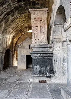 Crucifixion: Khachkar, Matenadaran, Haghpat monastery, Haghpat, Lori, Armenia