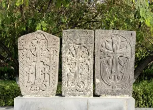 Etchmiadzin: Khachkar, Monastery of Etchmiadzin, Vagharshapat, Armenia