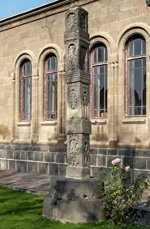Etchmiadzin: Khachkar, Monastery of Etchmiadzin, Vagharshapat, Armenia