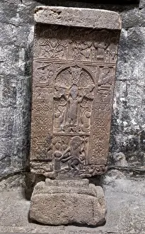 Crucifixion: Khachkar, Sevanavank Monastery, Gegharkunik, Armenia