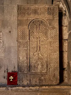 Rosette: Khachkar, Surb Karapet, Noravank monastery, Vayots Dzor, Armenia