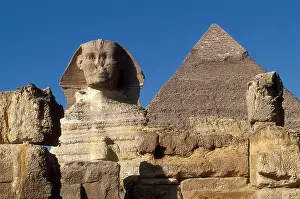 Khafre: Khafre's Pyramid; The Giza Sphinx. 26th-25th