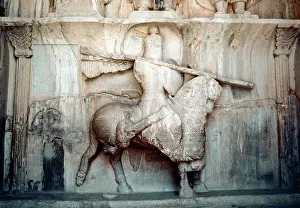 Persia: Khosrau II. Persian king. Relief