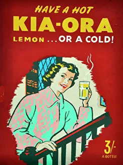Bedtime: Kia-Ora lemon drink