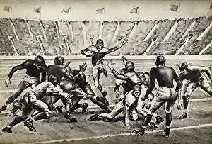 Punting: Kicker Punting Ball