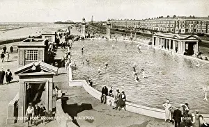 Lancs: Kiddies Pool, Promenade SS, Blackpool, Lancashire