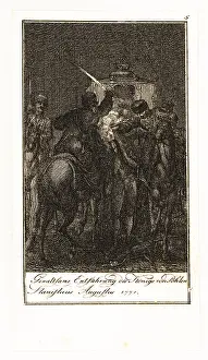 Daniel Nikolaus Chodowiecki: Kidnap attempt on Stanislaw II Augustus, King