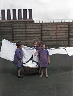 Pegging: KIDS HANG OUT WASHING