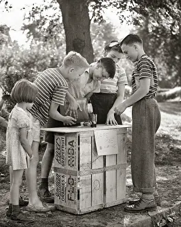Thermos: Kids Operating a Roadside Cold Drink Stand Westchester