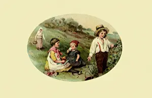 Bday: Kids Picking Berries