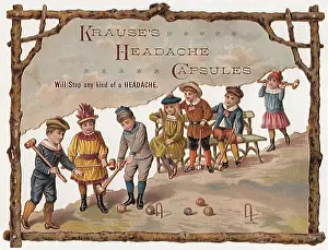 Croquet: Kids Playing Croquet