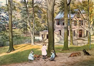 Lindner: Three Kids Playing in Yard