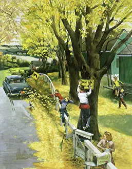 Posting: Kids Post Traffic Sign