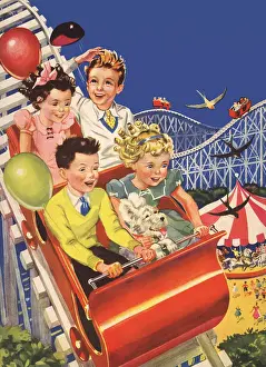 Coaster: Kids on Roller Coaster