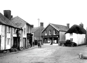 Kilkhampton: Kilkhampton, a corner of the Village c1950