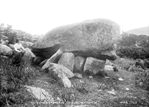 Cromlech: Kilternan Cromlech. Co. Dublin, from N