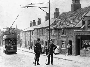 Kimberworth: Kimberworth Tram Terminus early 1900s