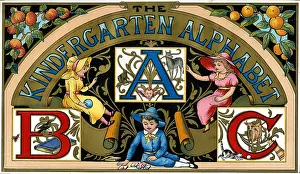 1885copy1: Kindergarten Alphabet