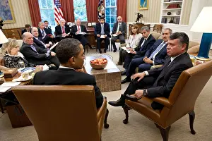 Daley: King Abdullah II of Jordan and members of the Jordanian