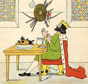 Blackbirds: The King admires his blackbird pie
