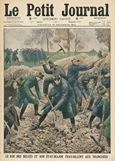 Keen: KING ALBERT DIGS TRENCH