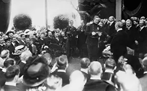 Belgians: King Albert I opens the World Exposition in Brussels, 1910