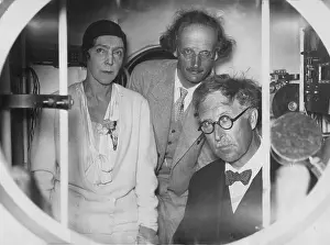 Zurich: King Albert I and Queen Elisabeth at Auguste Piccard, 1932