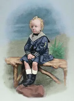 Bourbon: King Alphonse XIII child