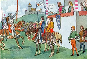 Reviews: King Arthur addresses a Knight