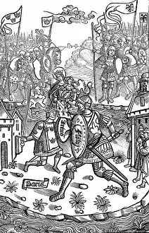 1514: King Arthur, under the protection of the Virgin