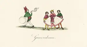 Zany: King of the Bean, 14th century