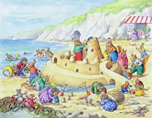 Ices: The King of the Castle ' Animals at seaside