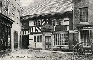 Handcart: King Charles's House, Cornmarket, Worcester