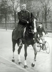 Throug: King Christian X of Denmark