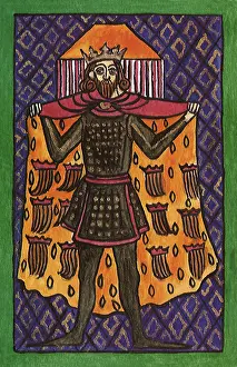Beards: King with Cloak of Beards