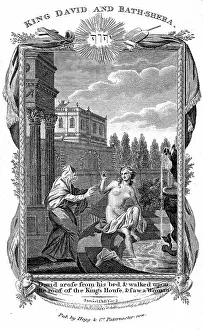 Lust: King David looking down from the roof of his palace