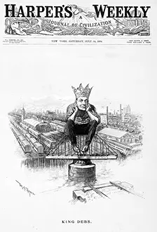 Wobblies: King Debs. Caricature of Eugene Debs, wearing ?