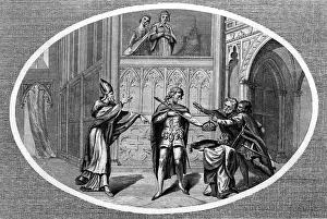 Dunstan: King Edgar is reproached by Dunstan