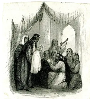 King Edward I presenting his son as first Prince of Wales