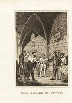 M. A. Jones: King Edward II forced to abdicate by the Earl