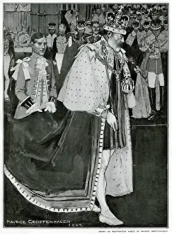 Septre: King Edward leaving Westminster Abbey