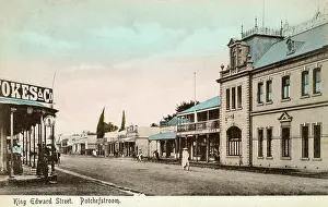 Bicycles: King Edward Street, Potchefstroom, NW Province, South Africa
