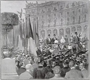 Quirinal: King Edward VII arriving in Rome