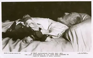 Memoriam: King Edward VII on his death bed