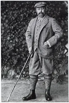 Aug22: King Edward VII in golfing costume