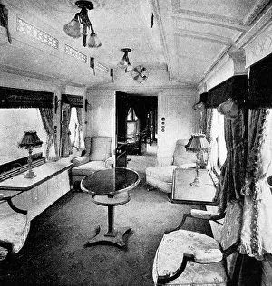 Viis: King Edward's day comparment, on the royal train