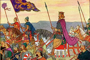 Northumbrian: King Edwin with his troops