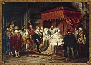 Johannot: King Francis I and Charles V
