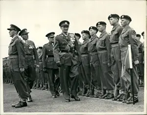 Buffs: King Frederick of Denmark inspecting at Canterbury