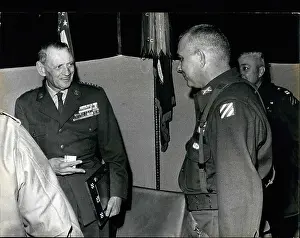 Characterized: King Frederick of Denmark and Lt Col W Worth of NATO